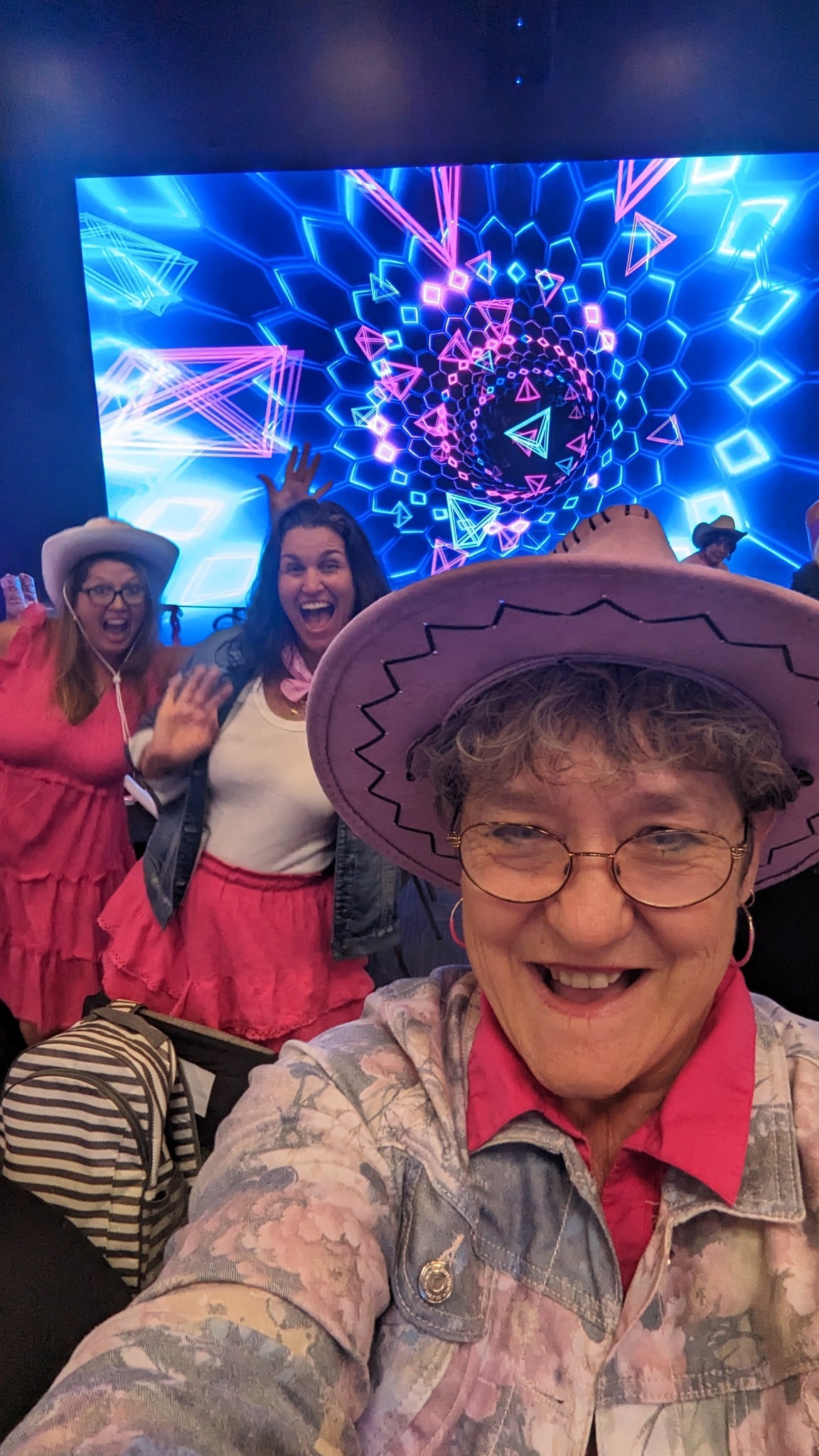 Time to party after a day filled with excitement, discovery and growth.